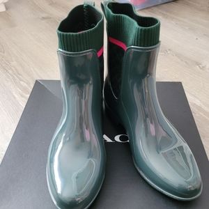 Coach Rubber Rain Bootie